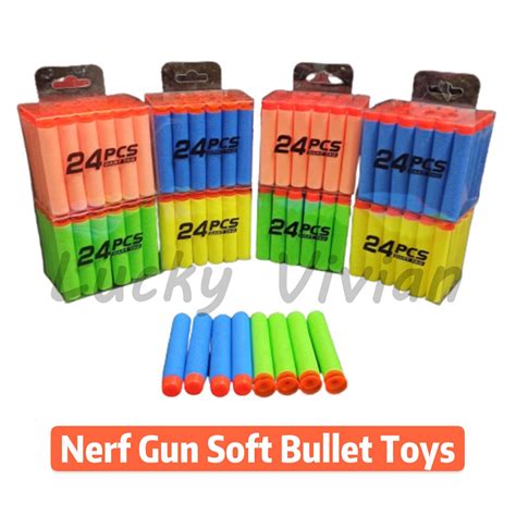 nerf gun bullets|NERF GUN BULLETS 24pcs .